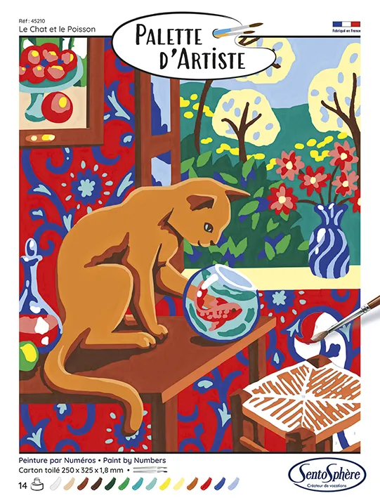 Palette D'Artiste - Le Chat Et Le Poisson
