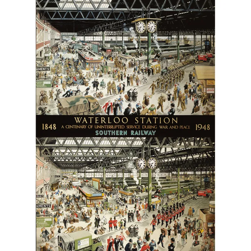100 ans de la gare de Waterloo 1848 - 1948