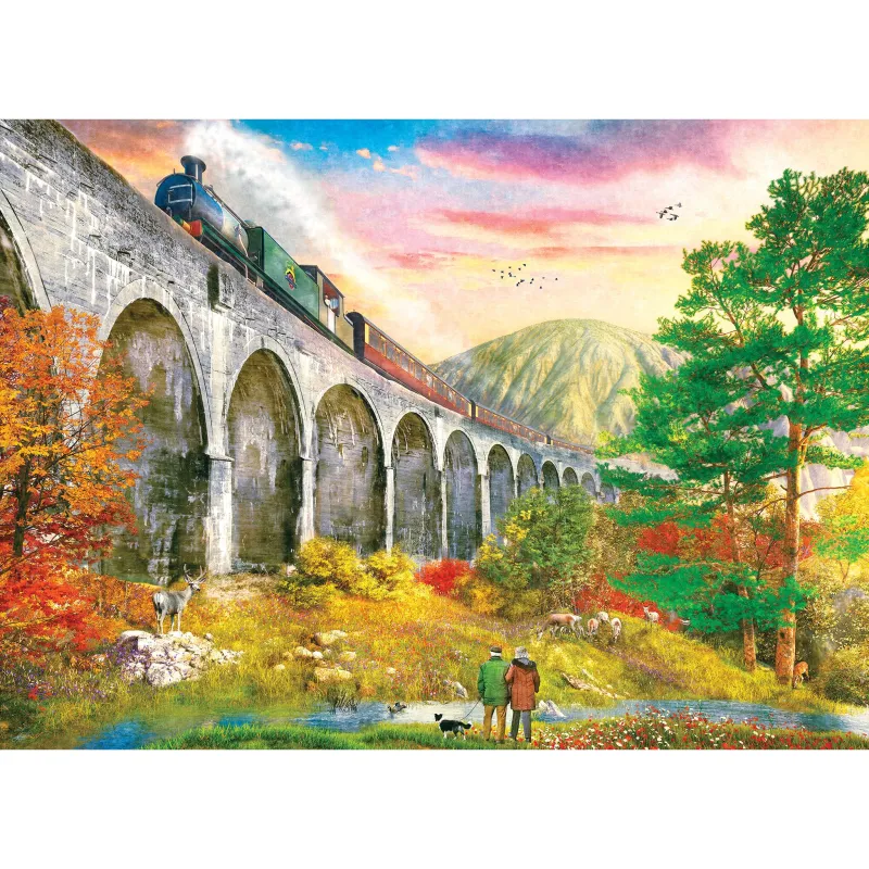 Traversée Du Viaduc De Glenfinnan