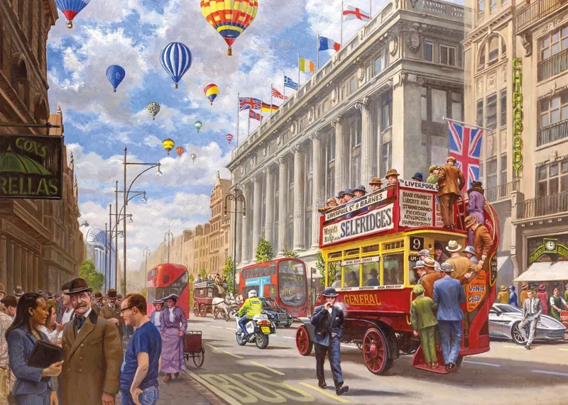 Bryan Evans - Oxford Street - Then & Now