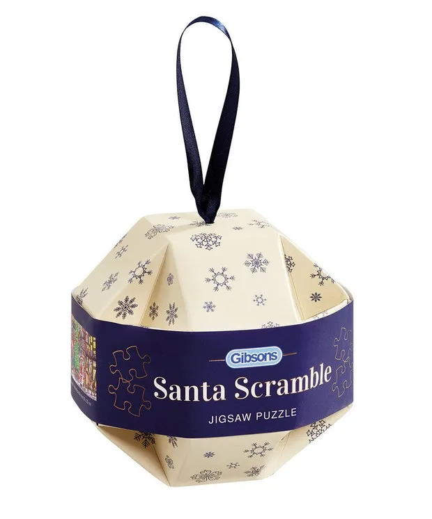 Santa Scramble Bauble