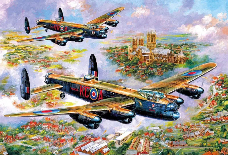 Jim Mitchell - Lancasters Over Lincoln