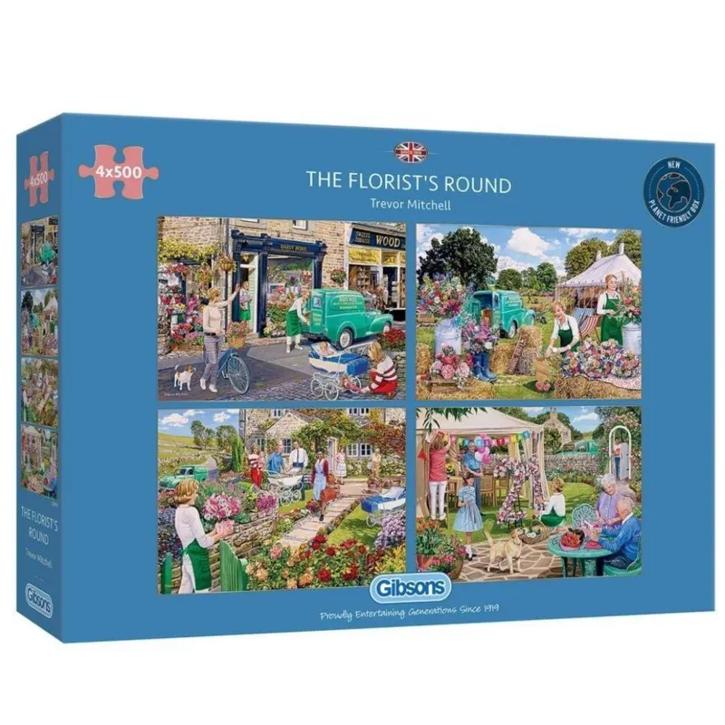 4 Puzzles - La Ronde du Fleuriste