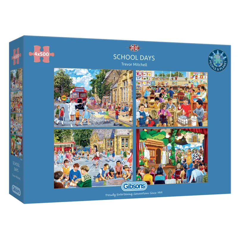 4 Puzzles - Jours de Classe