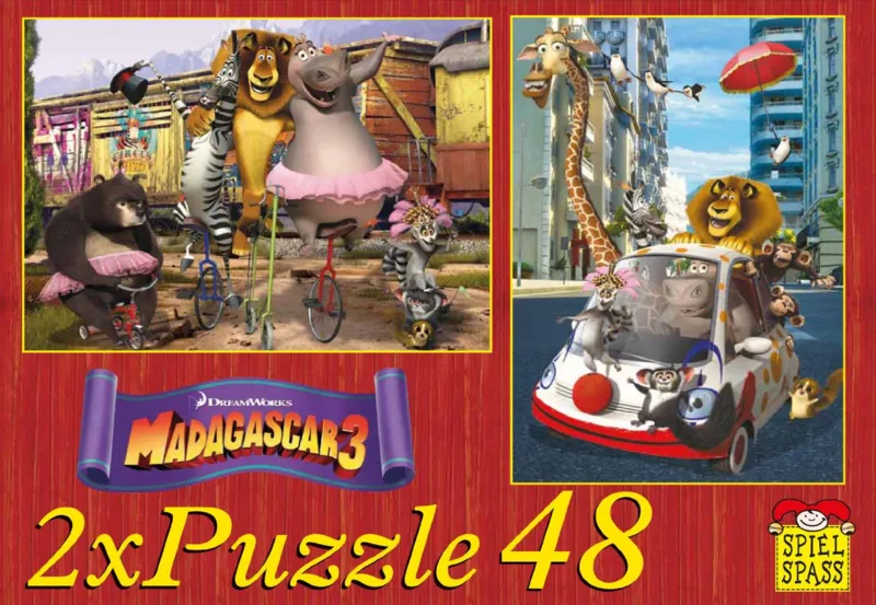 2 Puzzles - Madagascar 3