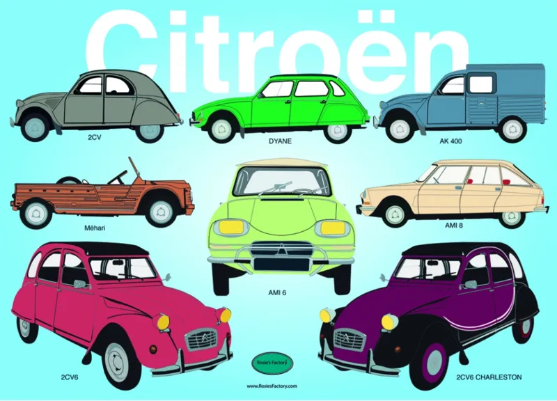 Rosies Factory : Collection de Voitures Citroën
