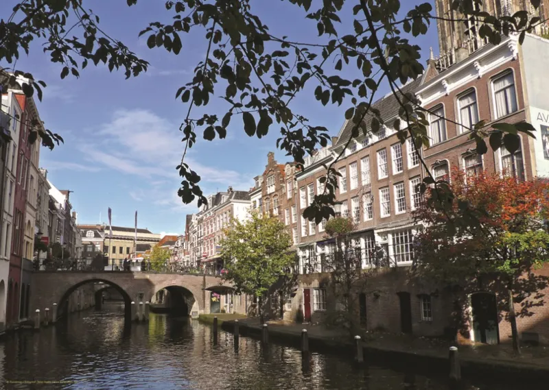Pays Bas, Utrecht : Vue sur le canal