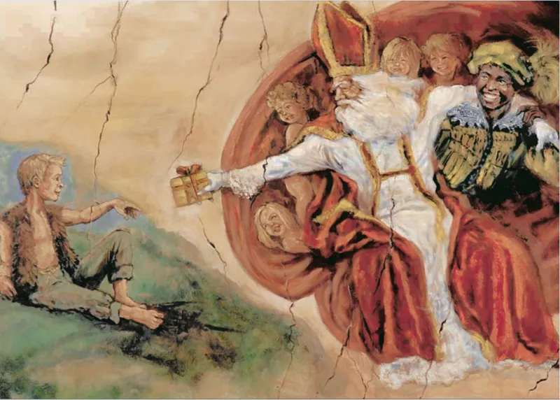 Le Père Noël avec les enfants