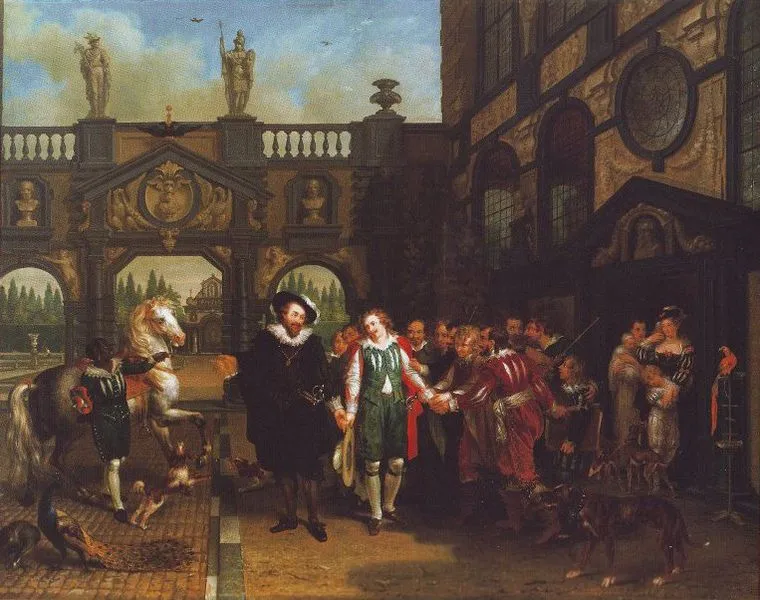 Collection Rijksmuseum Amsterdam - Philippe Van Bree : The Farewell (L'Adieu)