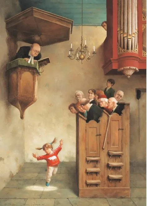 Van Dokkum Marius : Danser dans l'église