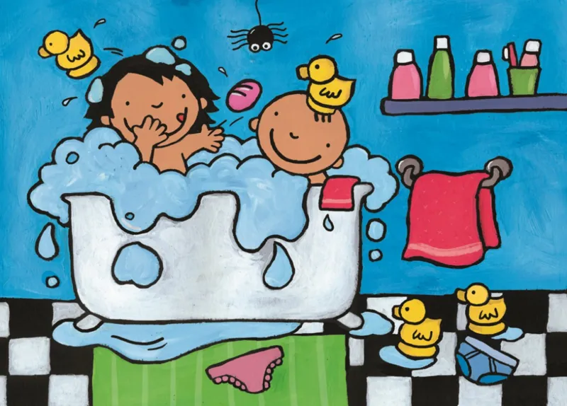 Noa : Dans la salle de bain