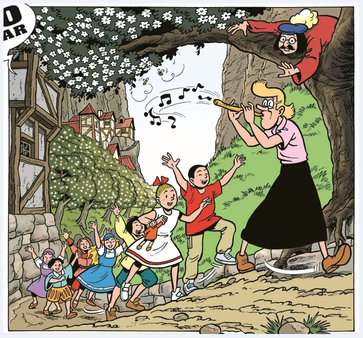 Bob et Bobette : La joueuse de flûte