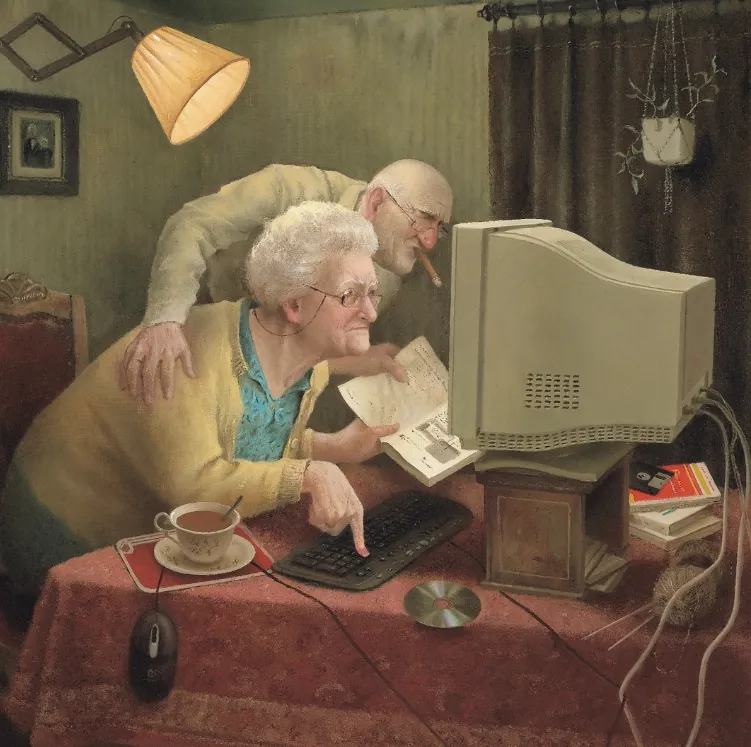 Marius van Dokkum : L'ordinateur