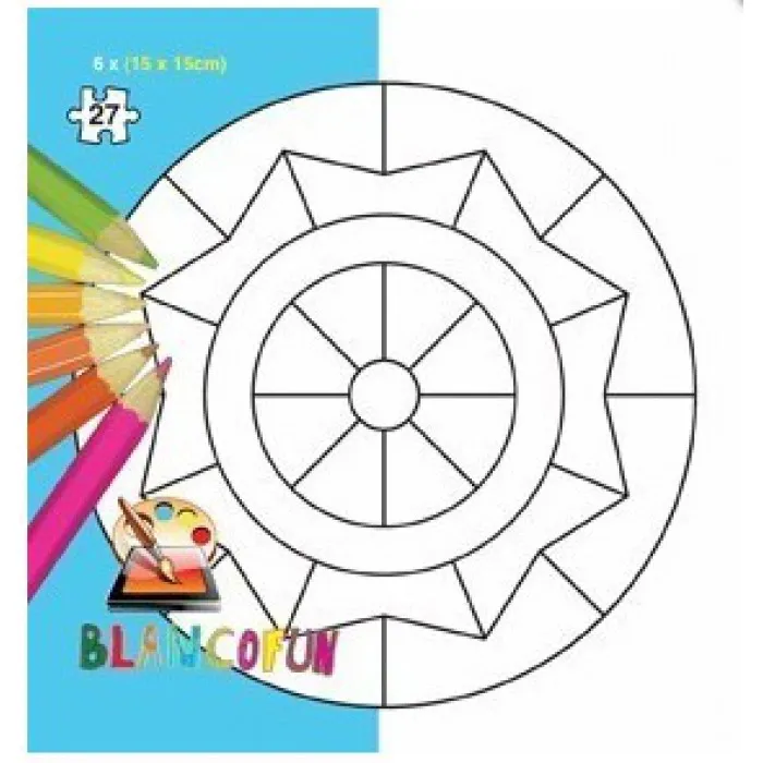 6 Puzzles Mandala à décorer soi-même