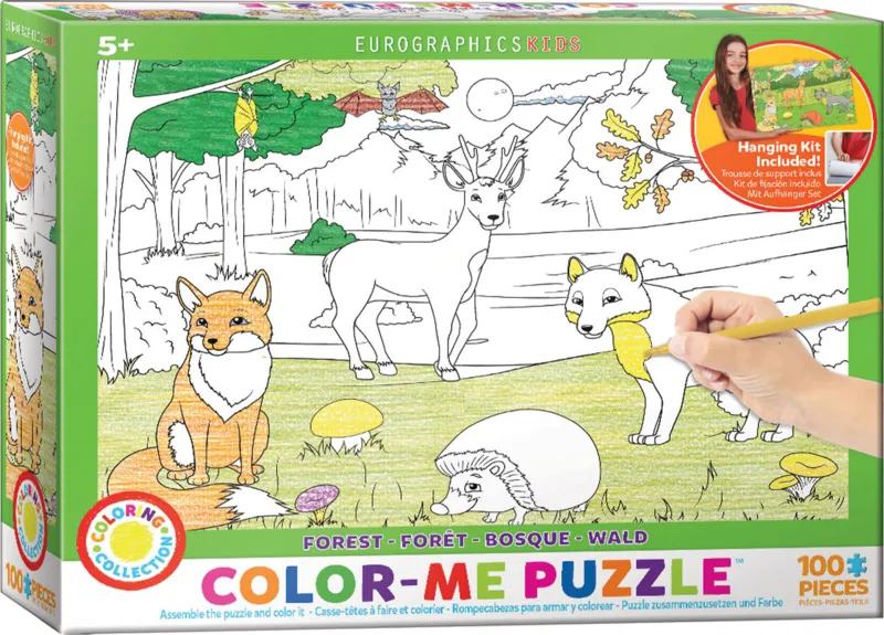Color-Me Puzzle - Forêt