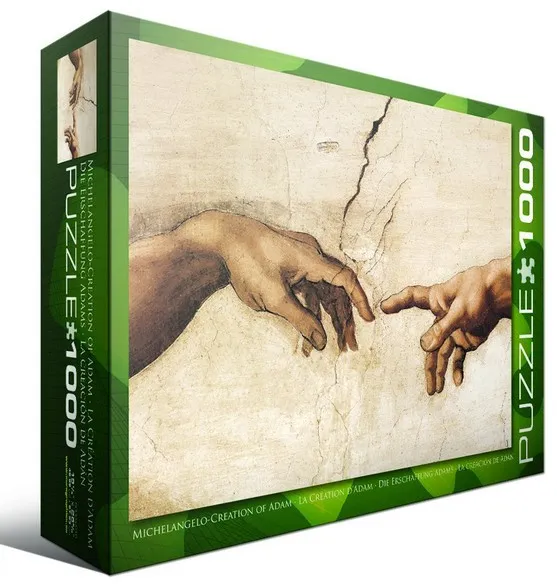 Michel Ange : La Création de l'Homme (détail)