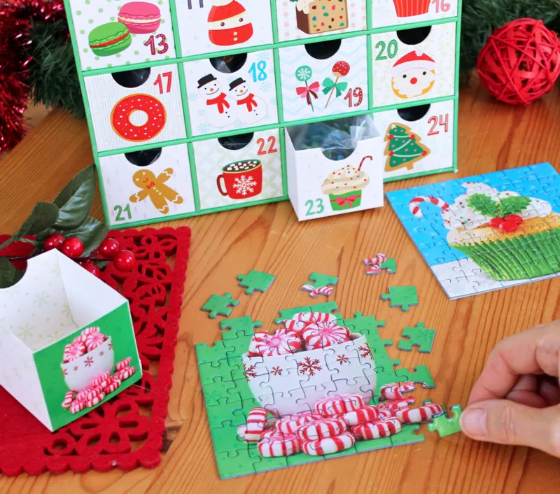 Calendrier de l'Avent - Sweet Christmas - 24 Puzzles