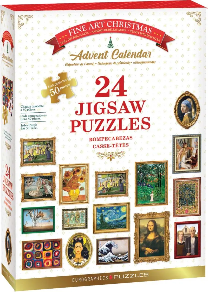Calendrier de l'Avent Puzzle - Art Christmas