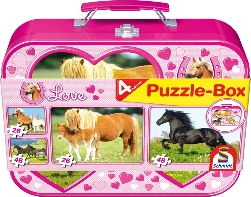 4 Puzzles : Chevaux