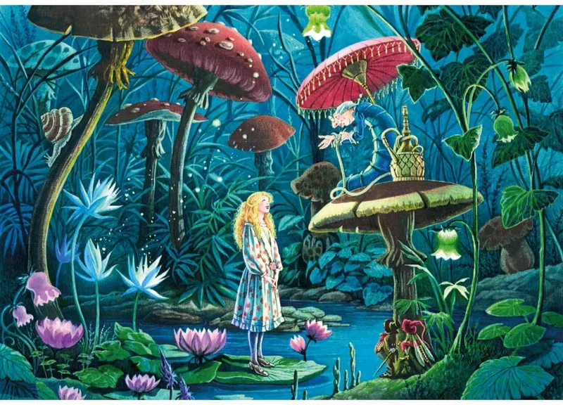 Puzzle en Bois Découpé à la Main - Florence Magnin : Alice Au Pays Des Merveilles
