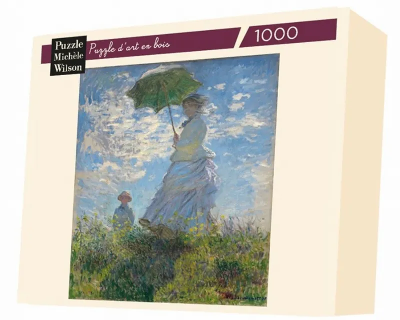 Puzzle en Bois Découpé à la Main - Claude Monet : La Femme À L'Ombrelle, 1875