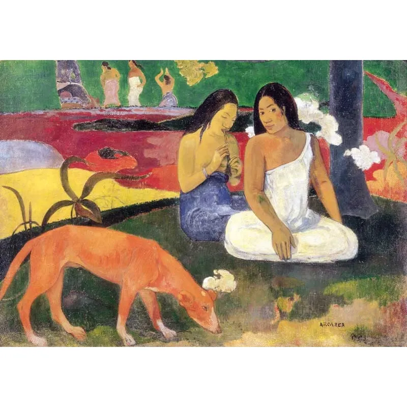 Puzzle en Bois Découpé à la Main - Paul Gauguin - Arearea