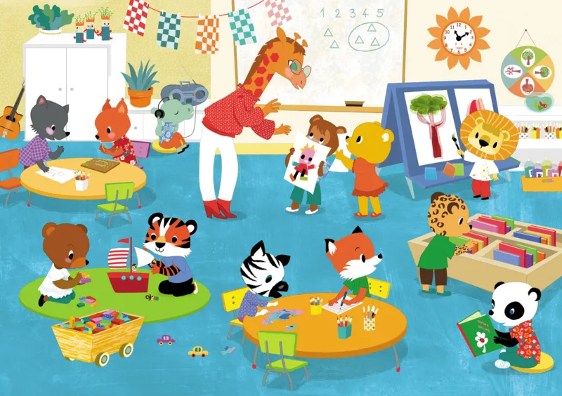 Puzzle en Bois Découpé à la Main - Vive La Maternelle