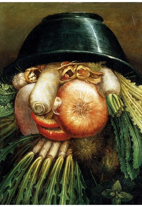Puzzle en Bois Découpé à la Main - Arcimboldo Giuseppe : L'Homme Potager