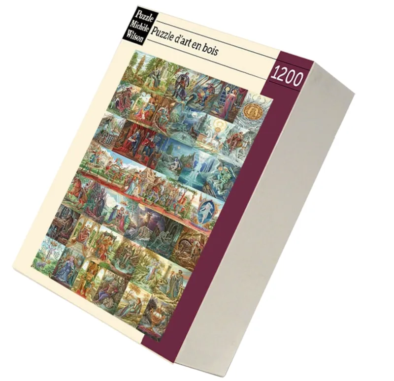 Puzzle en Bois Découpé à la Main - Florence Magnin : Tarots D'Ambre