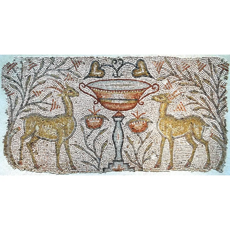 Puzzle en Bois Découpé à la Main - Art Byzantin - Les Gazelles