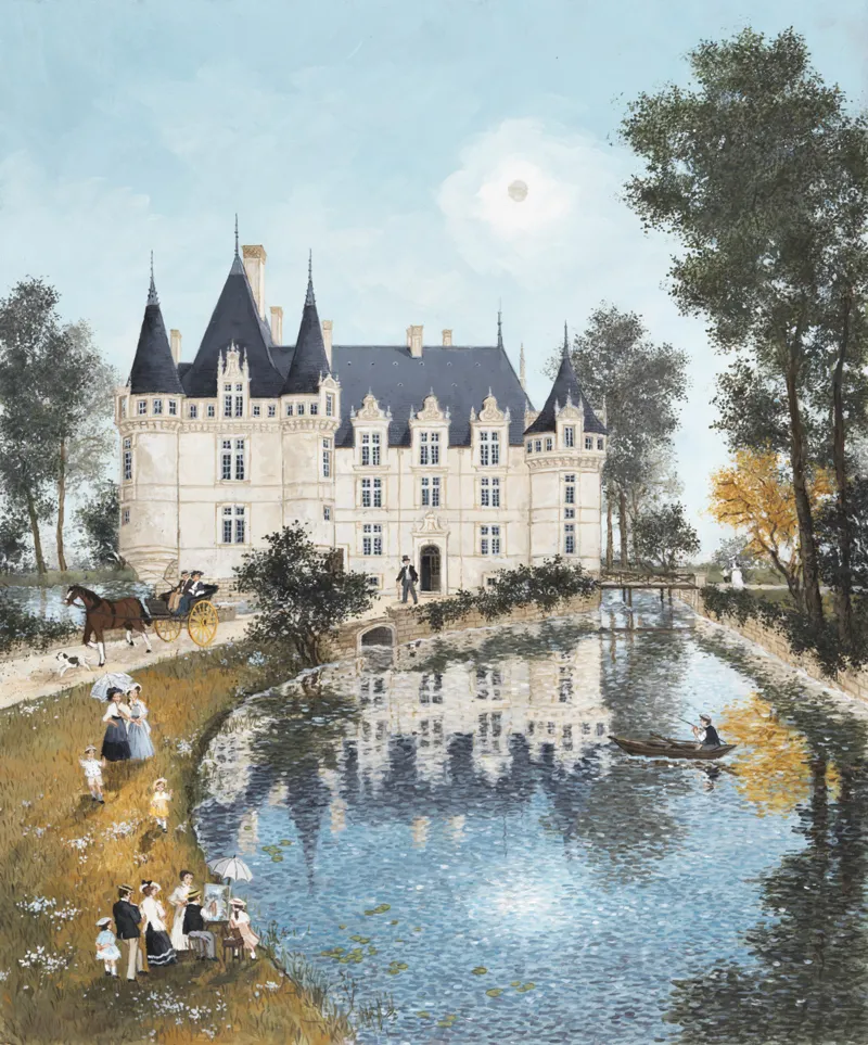 Puzzle en Bois Découpé à la Main - Azay Le Rideau