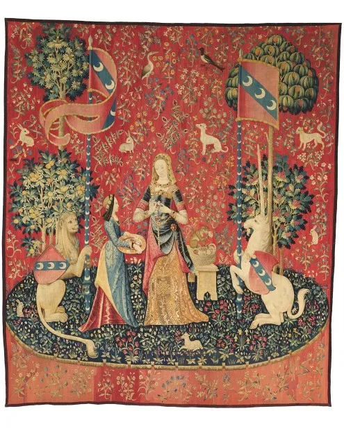 Puzzle en Bois Découpé à la Main - La Dame À La Licorne