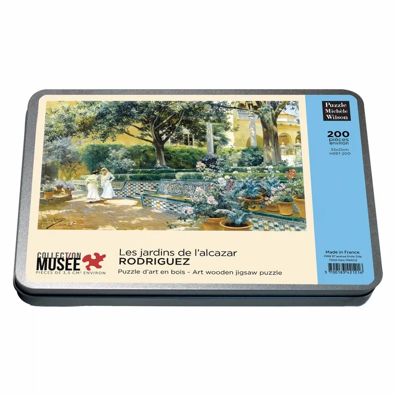 Puzzle en Bois Découpé à la Main - Manuel Garcia Y Rodriguez - Les Jardins De L'Alcazar