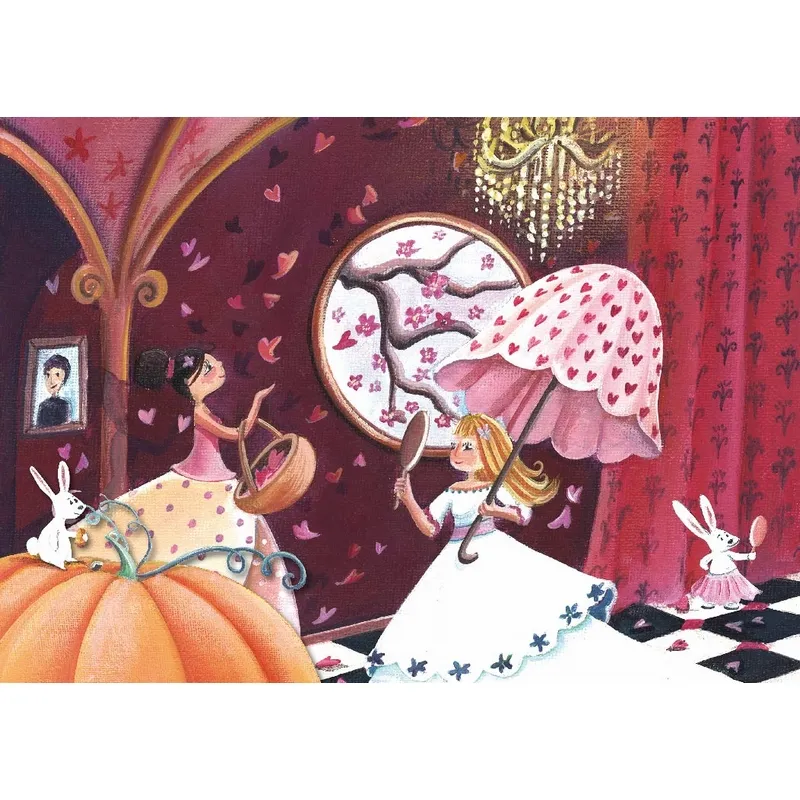 Puzzle en Bois Découpé à la Main - Cardouat : Les Princesses