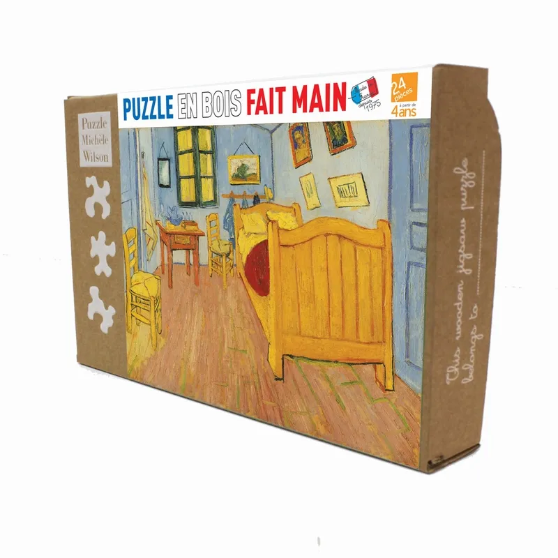 Puzzle en Bois Découpé à la Main - Vincent Van Gogh - La Chambre En Arles