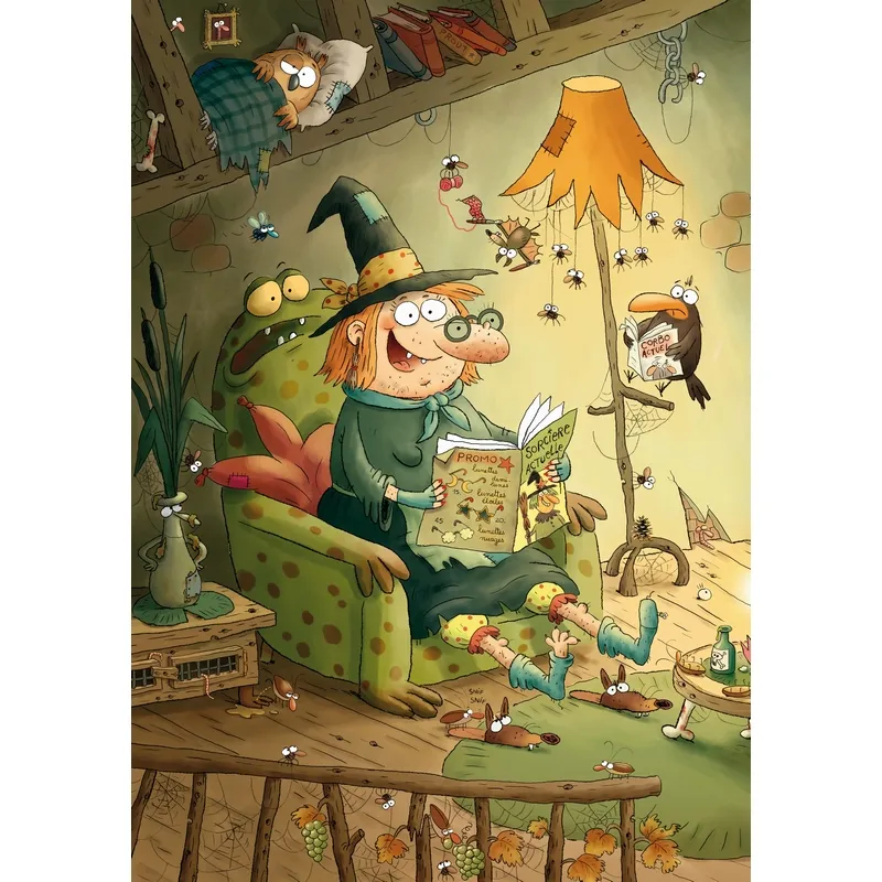 Puzzle en Bois Découpé à la Main - Valerie Michaut - Gorbine Et Monstrocalm