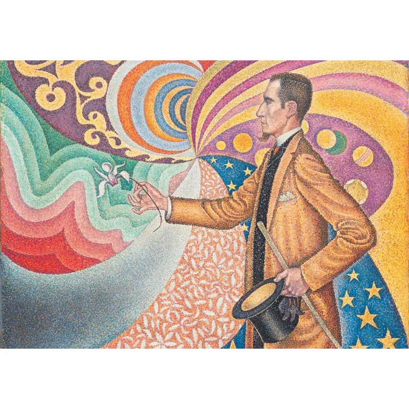 Puzzle en Bois Découpé à la Main - Paul Signac - Portrait De Félix Fénéon