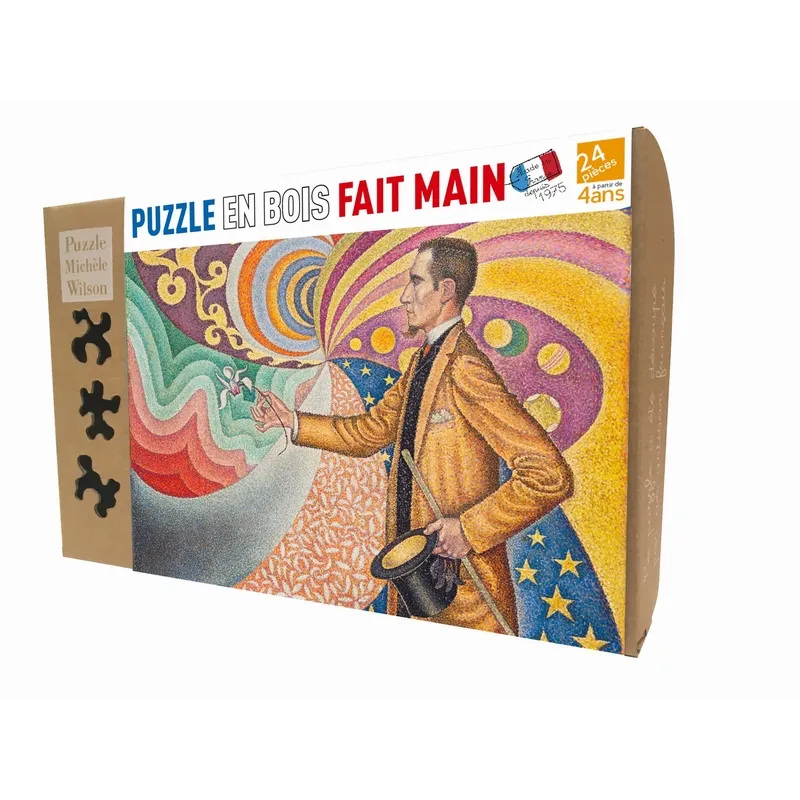 Puzzle en Bois Découpé à la Main - Paul Signac - Portrait De Félix Fénéon