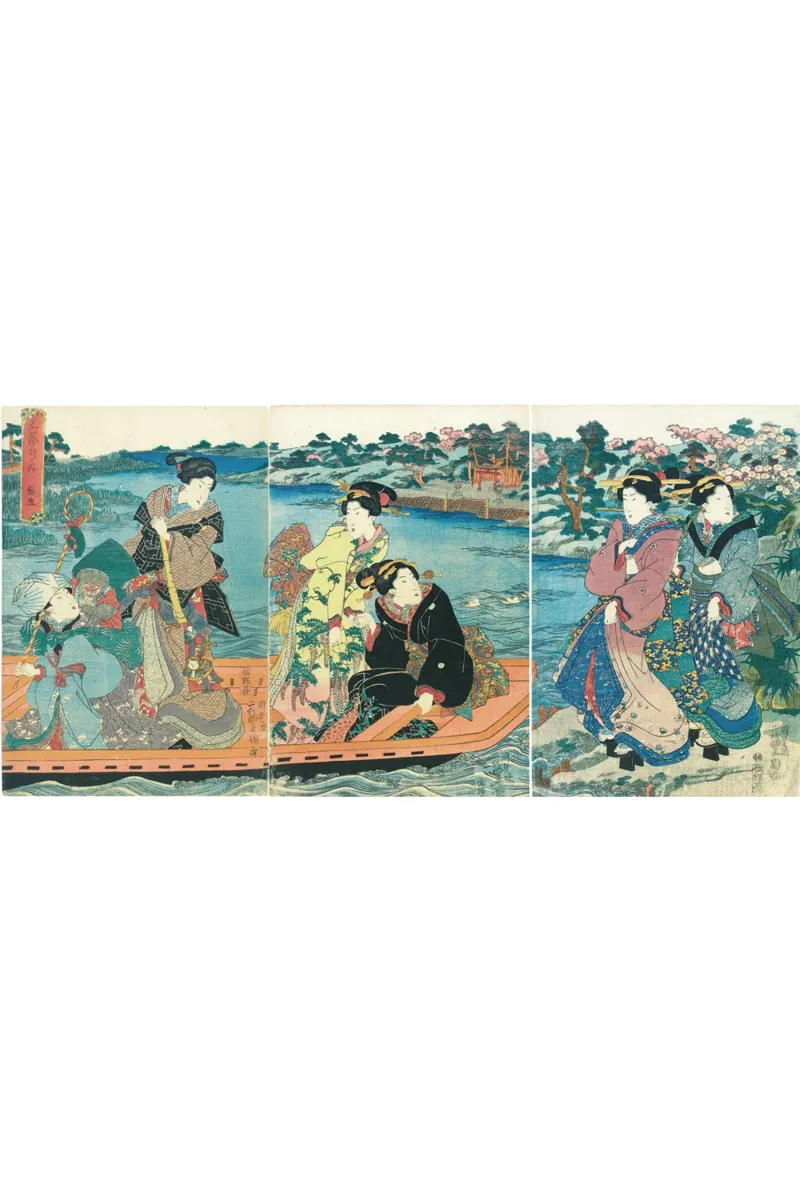 Puzzle en Bois Découpé à la Main - Utagawa Kunisada
