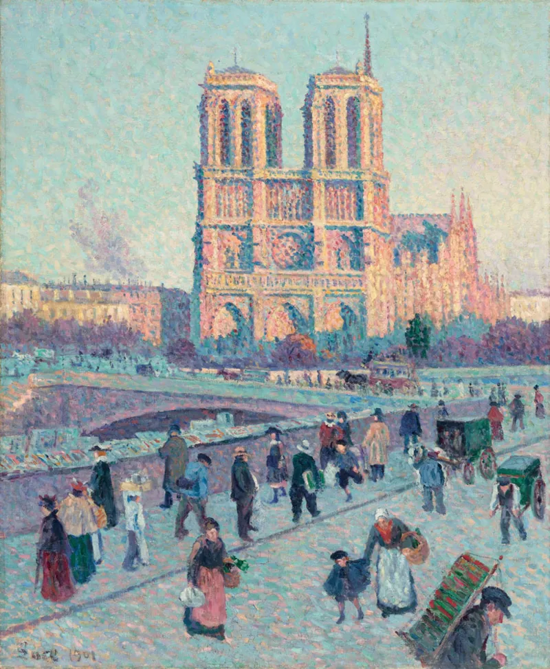 Puzzle en Bois Découpé à la Main - Maximilien Luce - Notre Dame