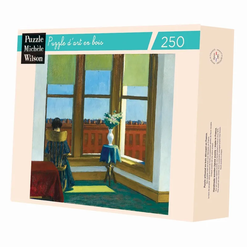 Puzzle en Bois Découpé à la Main - Edward Hopper - Chambre À Brooklyn