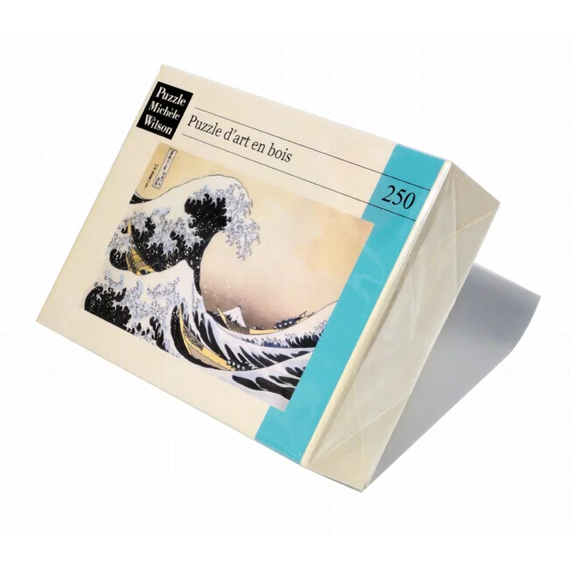 Puzzle en Bois Découpé à la Main - Hokusai : La Vague