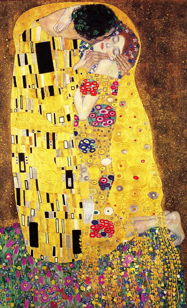 Puzzle en Bois Découpé à la Main - Klimt : Le Baiser