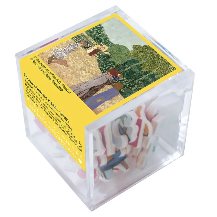 Puzzle en Bois Découpé à la Main - La Promenade