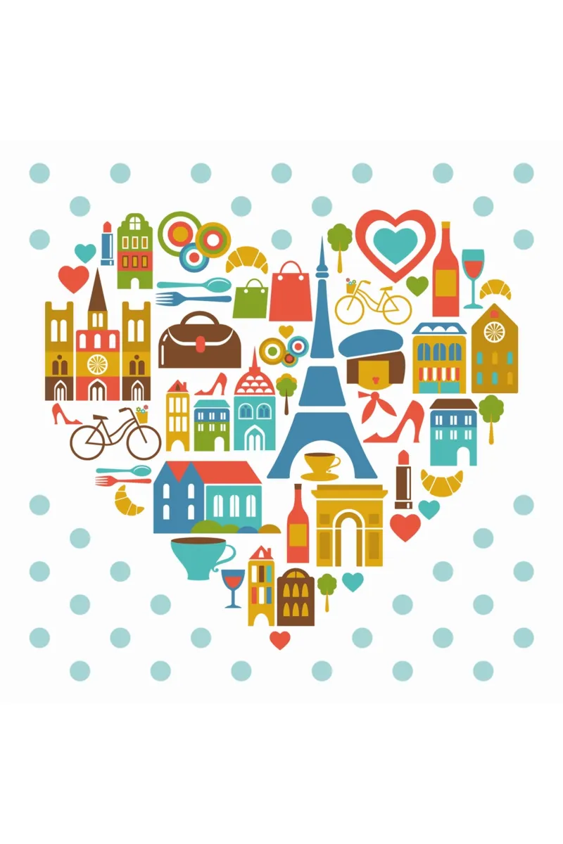 Puzzle en Bois Découpé à la Main - Collection Paris : Le Coeur De Paris