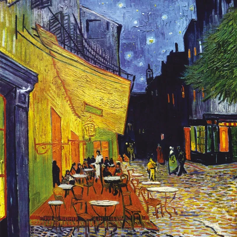 Puzzle en Bois Découpé à la Main - Van Gogh Vincent : Café De Nuit
