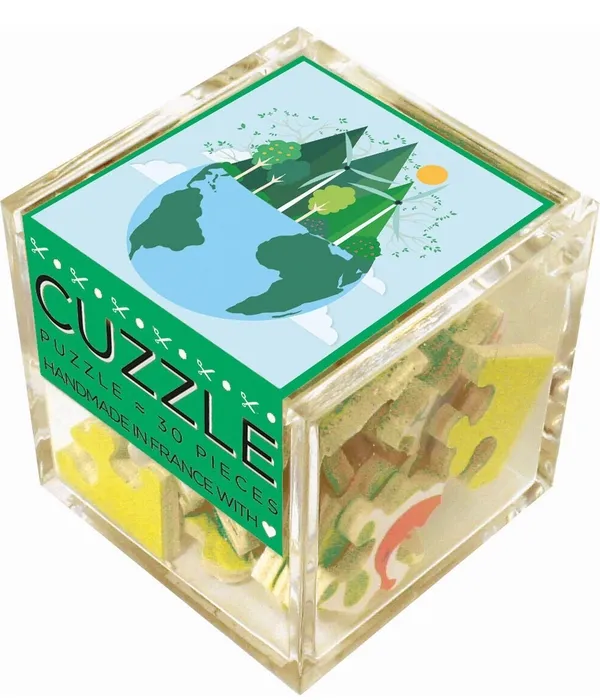 Puzzle en Bois Découpé à la Main - Les Energies Vertes