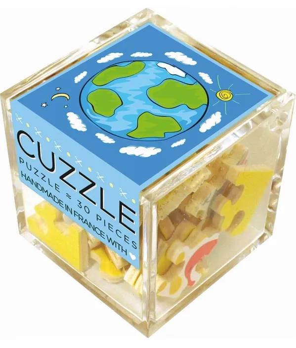 Puzzle en Bois Découpé à la Main - Une Seule Planète
