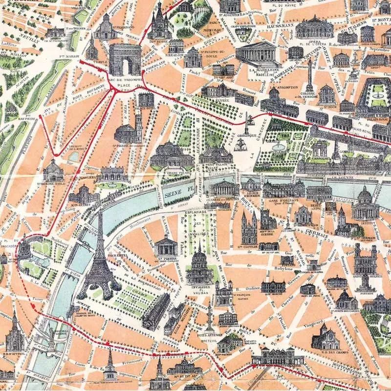 Puzzle en Bois Découpé à la Main - Paris Monumental