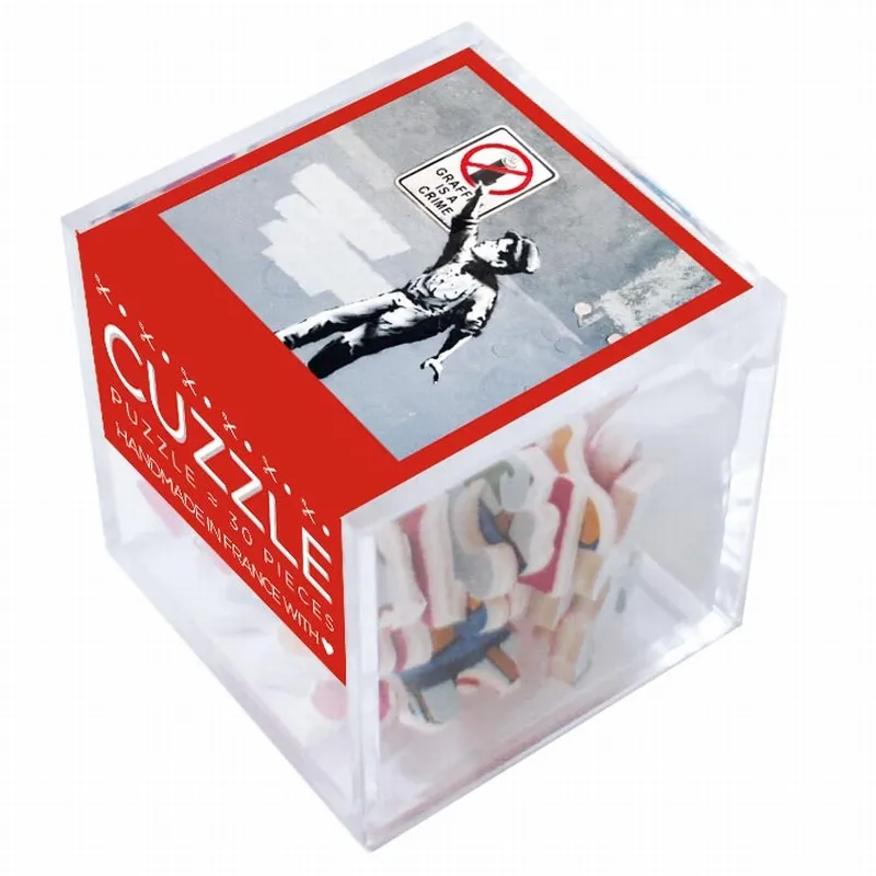 Puzzle en Bois Découpé à la Main - Graffiti Is A Crime